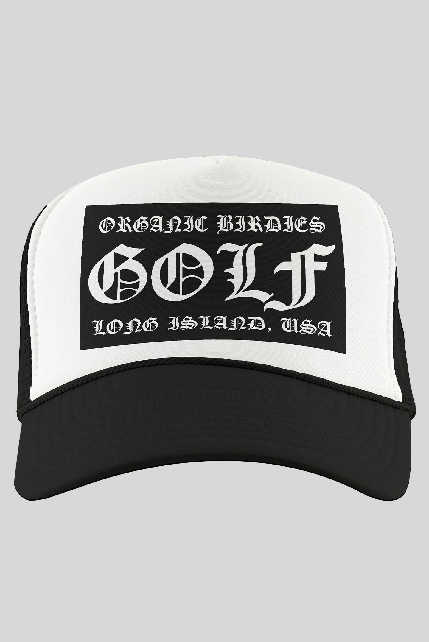 Chrome Golf Trucker Hat